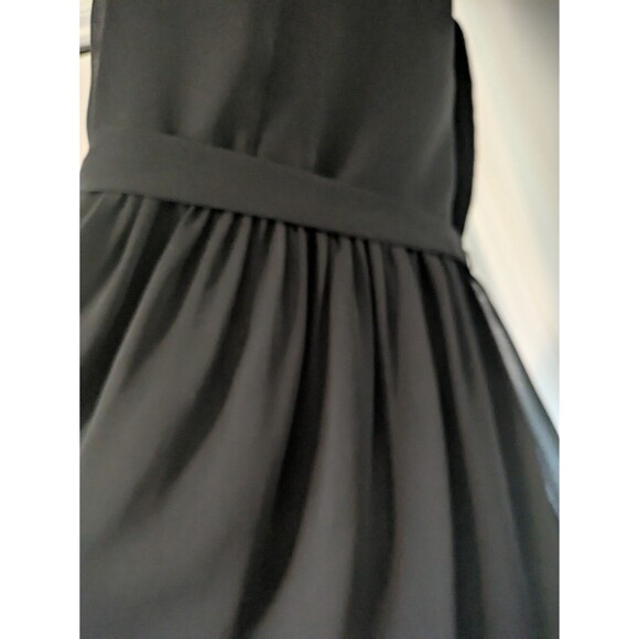 KENSIE  WOMENS BLACK COLLARED DRESS Small A-LINE Tie Belt - Picture 5 of 7